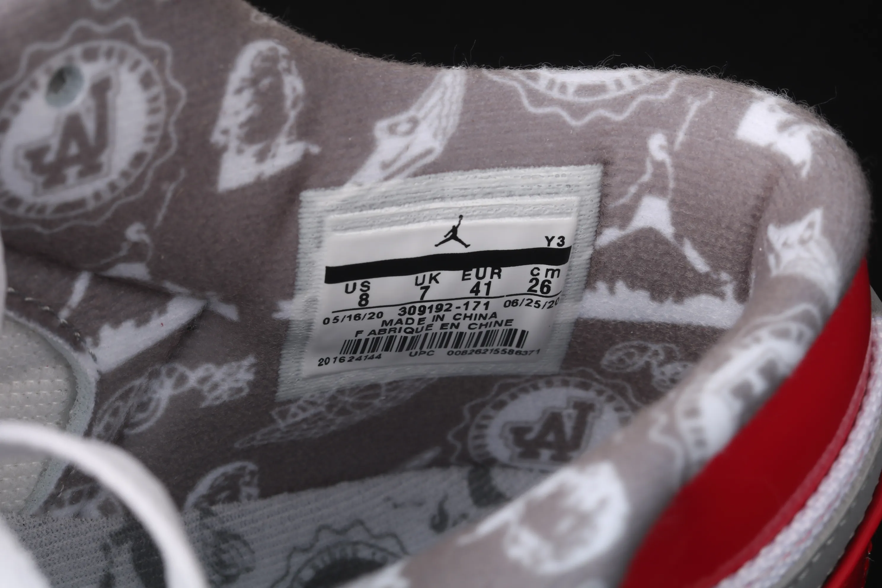 All categories Air Jordan Jordan series basketball shoes Air Jordan 1 Low Air Jordan 1 Low AJ1 Joe 1 low-top cultural and leisure sports sneakers 309192-171